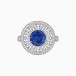 Load image into Gallery viewer, Art Deco Inspired Filigree Gemstone Ring - Shahin Jewelry
