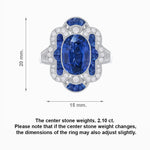 Load image into Gallery viewer, Art Deco Inspired Flourish Cocktail Ring with Gemstone - Shahin Jewelry
