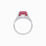 Load image into Gallery viewer, Art Deco Inspired Four-Marquise Geometric Panel Ring - Shahin Jewelry