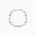 Load image into Gallery viewer, Art Deco Inspired Gemstone &amp; Diamond Eternity Full Band - Shahin Jewelry