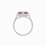 Load image into Gallery viewer, Art Deco Inspired Hexagon Halo Ring - Shahin Jewelry
