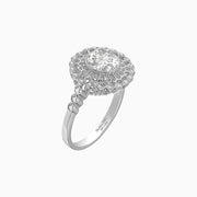 Art Deco Inspired Honey Comb Diamond Ring - Shahin Jewelry