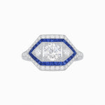 Load image into Gallery viewer, Art Deco Inspired Horisontal Diamond Ring - Shahin Jewelry
