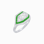 Load image into Gallery viewer, Art Deco Inspired Horisontal Diamond Ring - Shahin Jewelry
