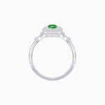 Load image into Gallery viewer, Art Deco Inspired Horisontal Fore Gems stone Ring with Diamond - Shahin Jewelry
