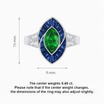 Load image into Gallery viewer, Art Deco Inspired Marquise Diamond Ring - Shahin Jewelry