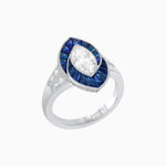 Load image into Gallery viewer, Art Deco Inspired Marquise Diamond Ring - Shahin Jewelry
