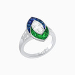 Load image into Gallery viewer, Art Deco Inspired Marquise Diamond Ring - Shahin Jewelry
