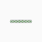 Load image into Gallery viewer, Art Deco Inspired Marquise Gemstone &amp; Diamond Link Bracelet - Shahin Jewelry