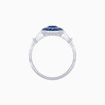 Load image into Gallery viewer, Art Deco Inspired Marquise shaped Gemstone Ring - Shahin Jewelry
