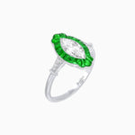 Load image into Gallery viewer, Art Deco Inspired Marquise shaped Ring - Shahin Jewelry
