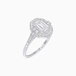 Load image into Gallery viewer, Art Deco Inspired Octagon - shaped with Diamond Ring - Shahin Jewelry
