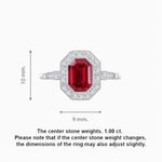 Load image into Gallery viewer, Art Deco Inspired Octagon - shaped with Gemstone Ring - Shahin Jewelry
