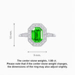 Load image into Gallery viewer, Art Deco Inspired Octagon - shaped with Gemstone Ring - Shahin Jewelry
