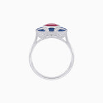 Load image into Gallery viewer, Art Deco Inspired Oval Cut Gemstone Ring - Shahin Jewelry
