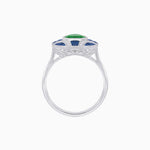 Load image into Gallery viewer, Art Deco Inspired Oval Cut Gemstone Ring - Shahin Jewelry
