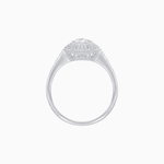 Load image into Gallery viewer, Art Deco Inspired Oval Cut Sunburst Diamond Halo Ring - Shahin Jewelry