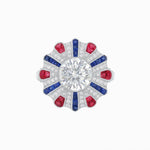 Load image into Gallery viewer, Art Deco Inspired Peacock Diamond Ring - Shahin Jewelry
