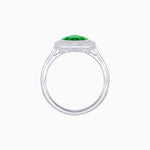 Load image into Gallery viewer, Art Deco-Inspired Pear-Shaped Engagement Ring with Baguette Halo - Shahin Jewelry