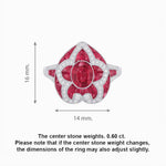 Load image into Gallery viewer, Art Deco Inspired pear shaped engagement ring with diamond - Shahin Jewelry
