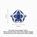 Load image into Gallery viewer, Art Deco Inspired pear shaped engagement ring with diamond - Shahin Jewelry