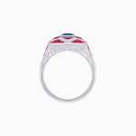Load image into Gallery viewer, Art Deco Inspired pear shaped engagement ring with diamond - Shahin Jewelry