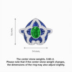 Load image into Gallery viewer, Art Deco Inspired pear shaped engagement ring with diamond - Shahin Jewelry