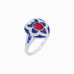 Load image into Gallery viewer, Art Deco Inspired pear shaped engagement ring with diamond - Shahin Jewelry