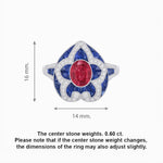 Load image into Gallery viewer, Art Deco Inspired pear shaped engagement ring with diamond - Shahin Jewelry