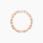 Load image into Gallery viewer, Art Deco Inspired Stackable Full Eternity Band with Geometric Gemstones - Shahin Jewelry