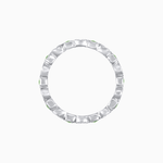 Load image into Gallery viewer, Art Deco Inspired Stackable Full Eternity Band with Geometric Gemstones - Shahin Jewelry