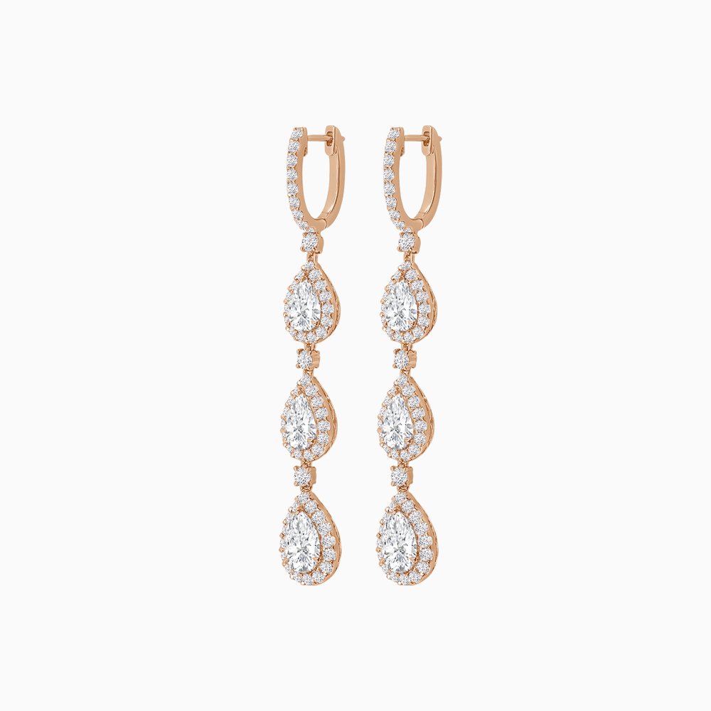 Art Deco Inspired Stud Target Earrings - Shahin Jewelry