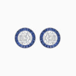 Load image into Gallery viewer, Art Deco Inspired Stud Target Earrings - Shahin Jewelry
