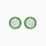 Load image into Gallery viewer, Art Deco Inspired Stud Target Earrings - Shahin Jewelry
