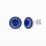 Load image into Gallery viewer, Art Deco Inspired Stud Target Earrings - Shahin Jewelry