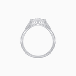 Load image into Gallery viewer, Art Deco Inspired Three Diamond Filigree Cocktail Ring - Shahin Jewelry