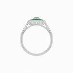 Load image into Gallery viewer, Art Deco Inspired Twin Diamond Geometric Ring - Shahin Jewelry