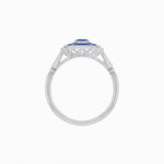 Load image into Gallery viewer, Art Deco Inspired Twin Diamond Geometric Ring - Shahin Jewelry