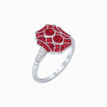 Load image into Gallery viewer, Art Deco Inspired Twin Diamond Geometric Ring - Shahin Jewelry