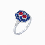 Load image into Gallery viewer, Art Deco Inspired Twin Diamond Geometric Ring - Shahin Jewelry