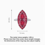Load image into Gallery viewer, Art Deco Marquise Shape Gemstone Toi et Moi Style Vintage Ring - Shahin Jewelry