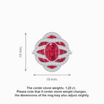 Load image into Gallery viewer, Art Deco Sea Wave Design Oval Cut Gemstone Ring - Shahin Jewelry
