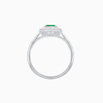 Load image into Gallery viewer, Art Deco Style Asscher Cut Halo Engagement Ring with Diamond - Shahin Jewelry