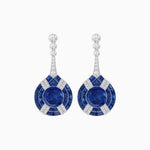 Load image into Gallery viewer, Art Deco Style Diamond &amp; Gemstone Drop Earring Mountings - Shahin Jewelry