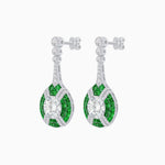 Load image into Gallery viewer, Art Deco Style Diamond &amp; Gemstone Drop Earring Mountings - Shahin Jewelry