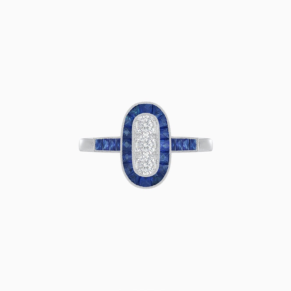 Art Deco Style Dinner Ring - Shahin Jewelry