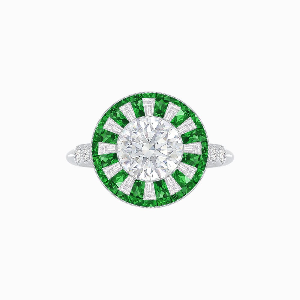 Art Deco Style Dress Ring - Shahin Jewelry