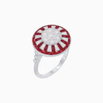 Load image into Gallery viewer, Art Deco Style Dress Ring With Illusion Setting - Shahin Jewelry
