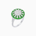 Load image into Gallery viewer, Art Deco Style Dress Ring With Illusion Setting - Shahin Jewelry
