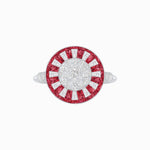 Load image into Gallery viewer, Art Deco Style Dress Ring With Illusion Setting - Shahin Jewelry
